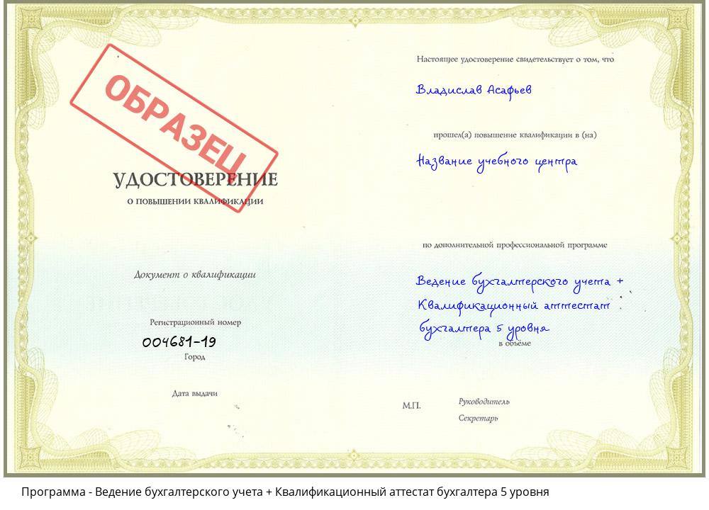 Ведение бухгалтерского учета + Квалификационный аттестат бухгалтера 5 уровня Новочебоксарск