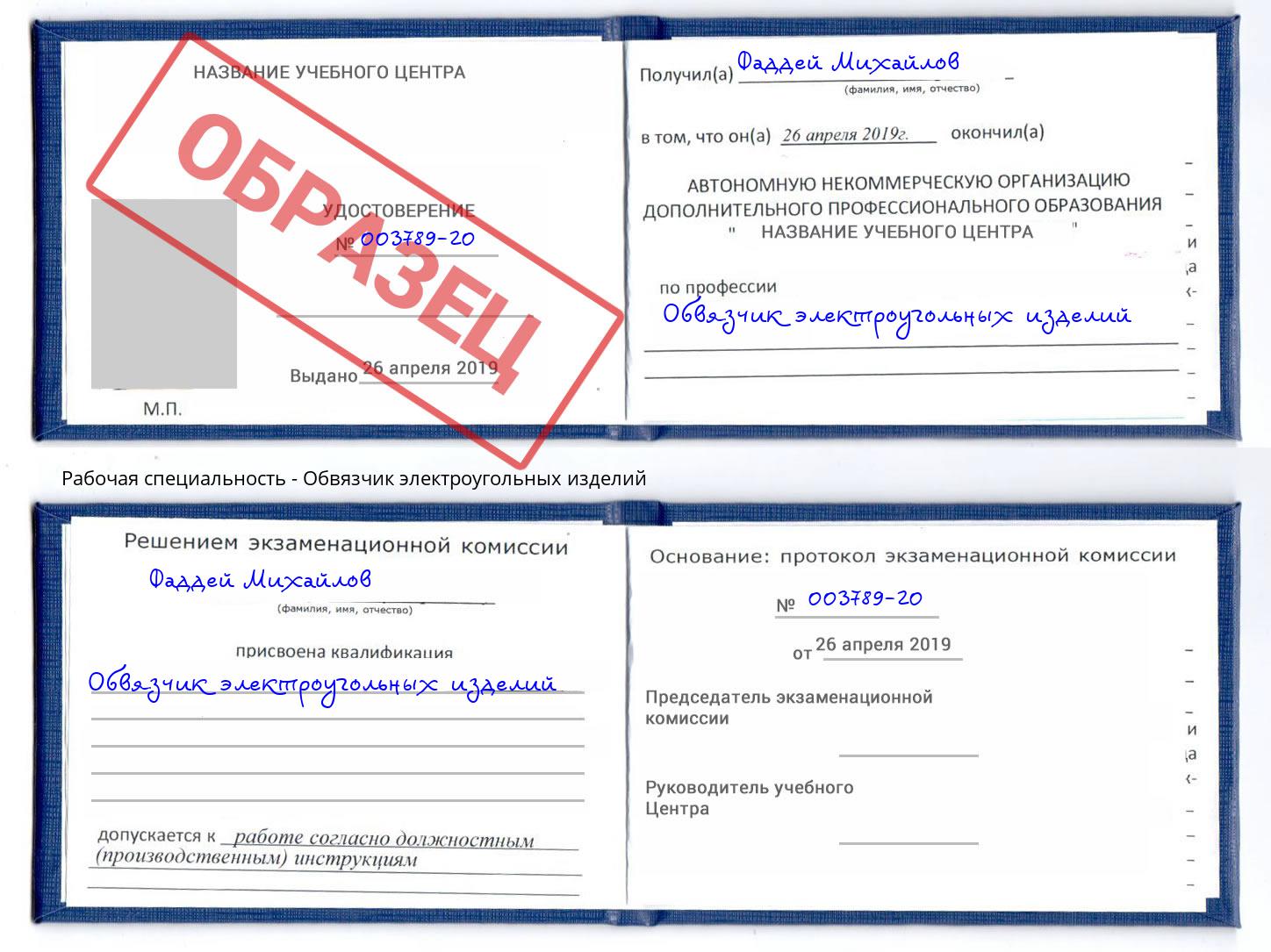Обвязчик электроугольных изделий Новочебоксарск