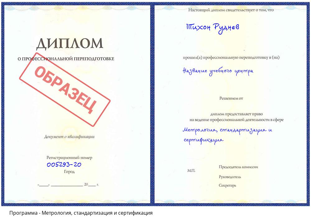 Метрология, стандартизация и сертификация Новочебоксарск